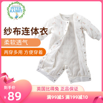 Bigot Rabbit Even sweaters baby Summer men and women Baby cotton clothes thickened newborn Harvest climbing clothes