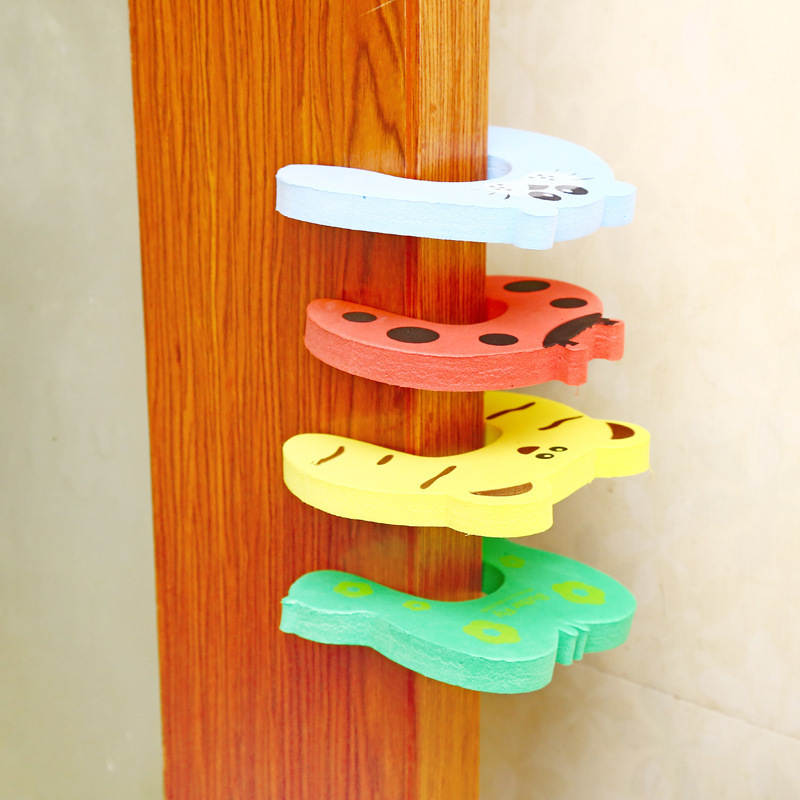Children's door card safety creative door clip Baby anti-pinch hand anti-collision anti-closing Baby door anti-damper seam door stopper