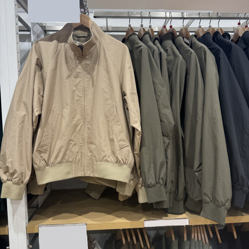 2026 Spring New Men's and Women's Harrington Stand Collar Long Sleeve Zipper Loose Jacket 484610 2026 Spring New Men's and Women's Harrington Stand Collar Long Sleeve Zipper Loose Jacket 484610