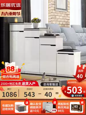 Modern simple high and low free combination can be split shoe cabinet living room home door partition double-sided paint porch cabinet