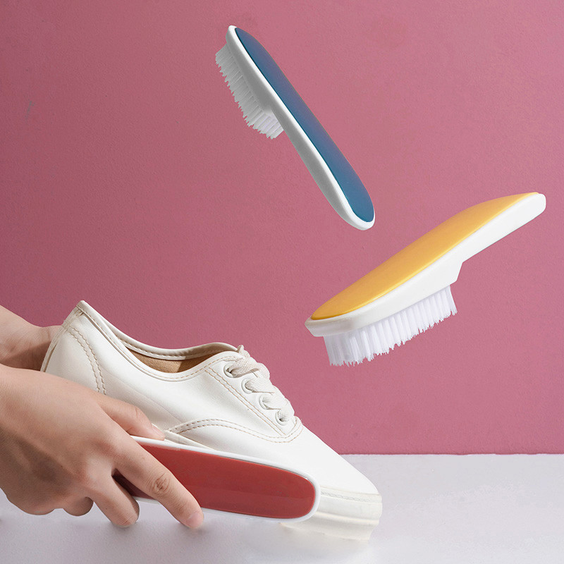 Shoe brush artifact Powerful decontamination shoe brush Multi-function clothing brush cleaning shoe brush long handle bristle laundry brush