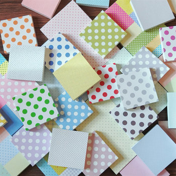Pocket note with korean polka dot seal and ancient style