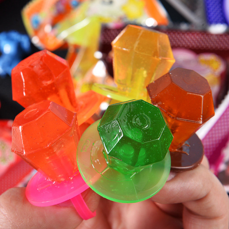 Diamond Ring Candy 12g*30 Carmelite Creative Diamond Candy Nipple Magic Finger Candy Fruit Candy Children's Candy