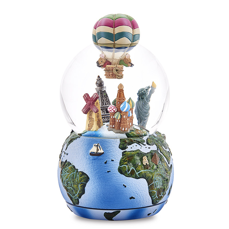 JARLL Crystal ball Music Box Music box Male and female students Girls Children's Day Valentine's DAY gifts Around the world