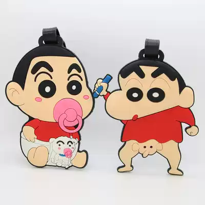 Creative luggage tag Japanese cartoon anime small new luggage tag consignment card suitcase tag tag tag anti-lost tag