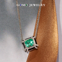 Fruit Lush Jewelry Colombian Progenitor Green Pendant 18k Gold Diamond Art Deco Style Necklace Gem Custom