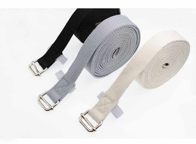 Iyengar 2 5m metal buckle cotton stretch belt yoga rope stretch yoga aid