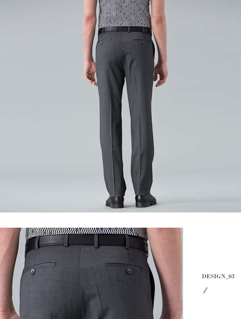 Pantalon droit pour jeunesse JOEONE pour automne - Ref 1486375 Image 10