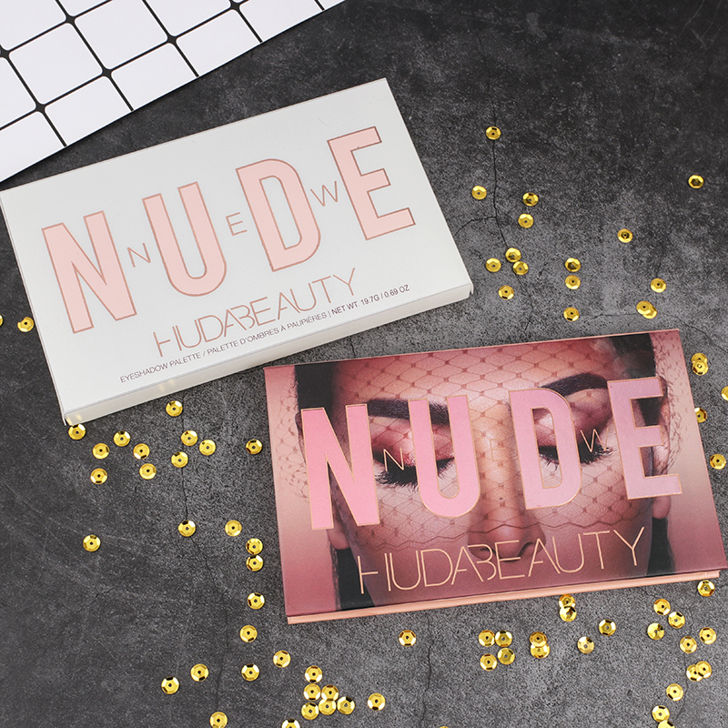 German niche huda beauty desert rose eye shadow nude cheap British ins net red vibrating fairy disc