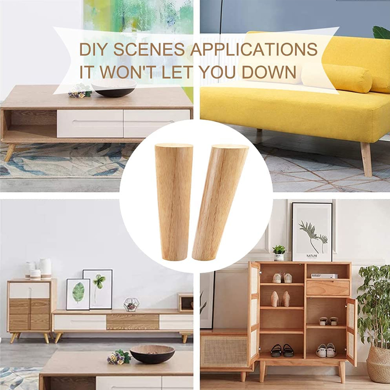 Solid wood sofa foot tea table footed whole cupboard feet TV cabinet feet support legs accessories bed head cabinet furniture legs heightening bracket