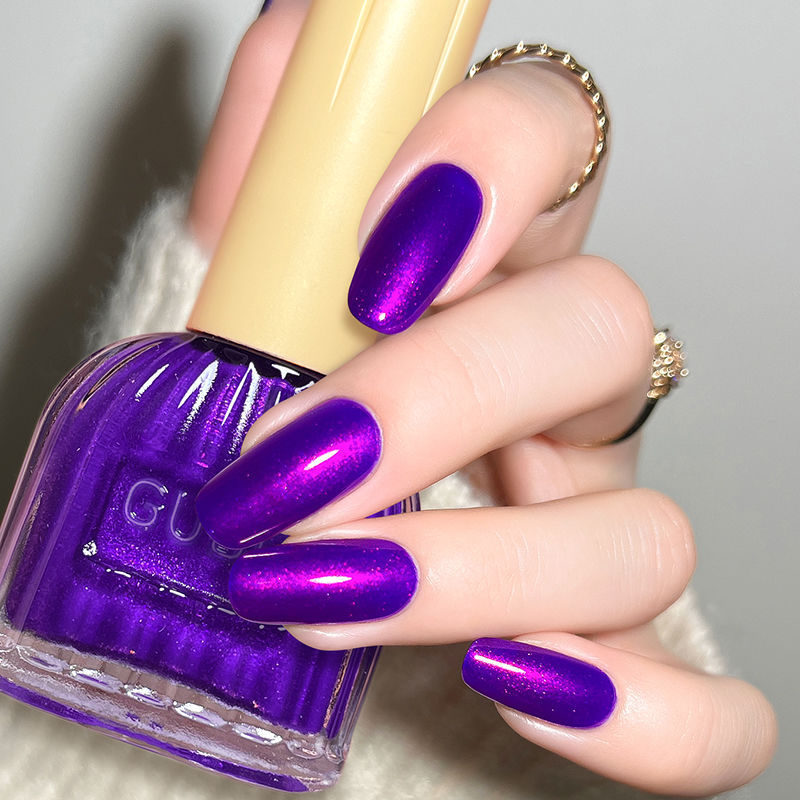 Purple Nail Polish, Long-Lasting and Non-Fading, New Quick-Drying, Odorless, Easy-To-Remove, No-Bake Nail Polish, Sparkling Purple Glitter, Non-Peelable Purple Nail Polish, Long-Lasting and Non-Fading, New Quick-Drying, Odorless, Easy-To-Remove, No-Bake Nail Polish, Sparkling Purple Glitter, Non-Peelable