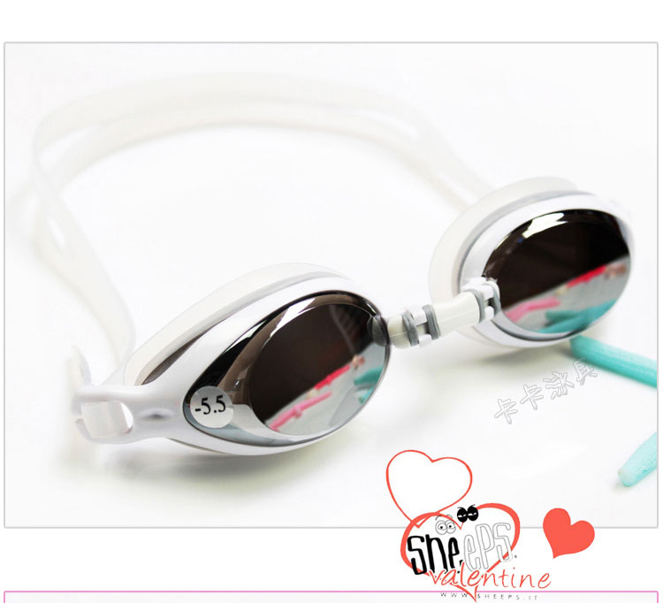 Kính cận thị-W kính mạ nhỏ chống nước và chống sương mù với kính bảo hộ độ - Goggles kiếng bơi