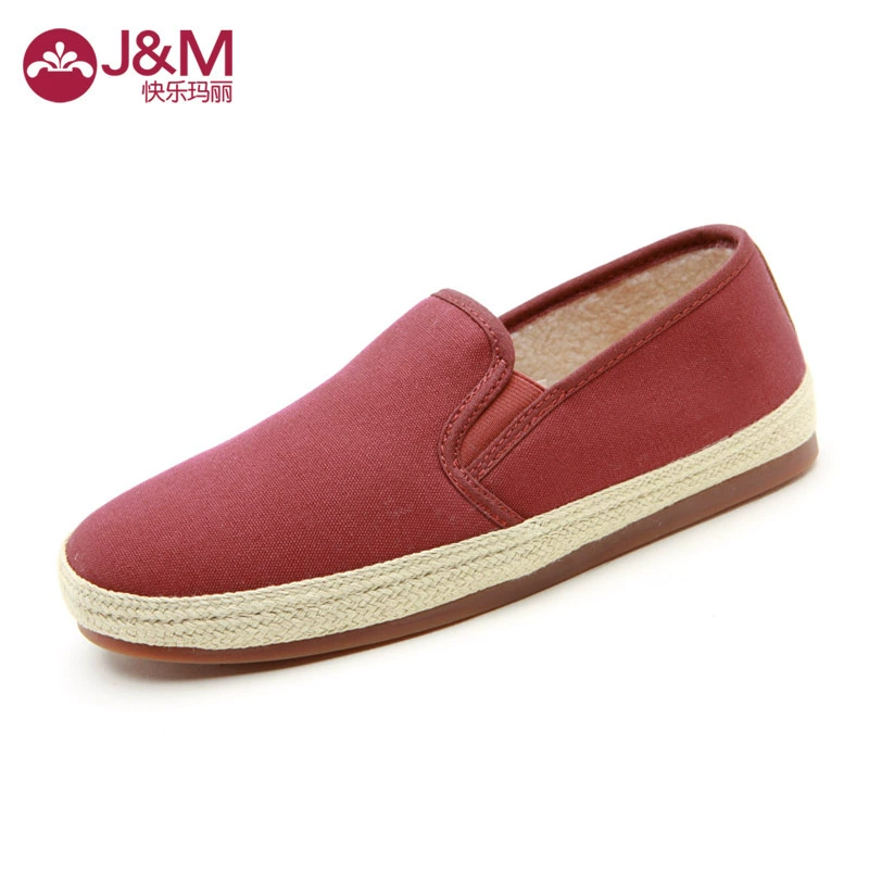 Giày nam Jm Mary [cộng với tóc] thấp để giúp giày cotton Giày nam giày 72023M72024M giày nam thể thao