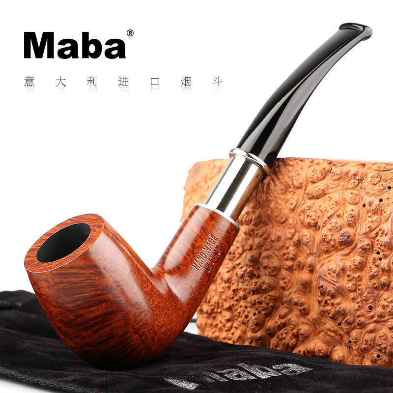 Maba【Maba】Italian Imported Pipe Tulip 9mm Pipe with Hand-Engraved Markings Original in Stock Maba【Maba】Italian Imported Pipe Tulip 9mm Pipe with Hand-Engraved Markings Original in Stock