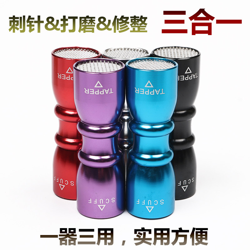 Billiard club leather head contusion acupuncture three-in-one multi-function grinding sand device is convenient to carry small repair tools