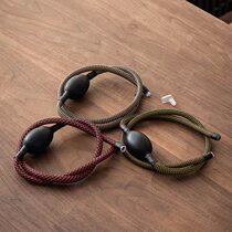 Abrasion-proof woven mesh drainage pipe with copper head absorbent ball tea tray tea table sewer hose tea road accessories