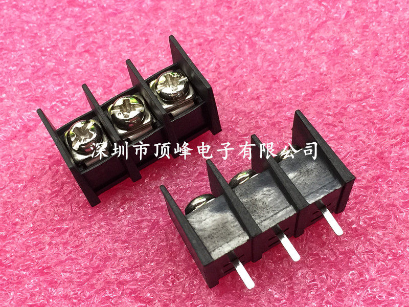 Manufacturer direct sale fence type wiring terminal KF55C DG55C-3P pitch 10mm midfoot copper material