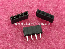 2 54 spacing single-row female straight-row female 1*3 4 5 6 8 10 40P plastic height 5 0mm in-line female seat
