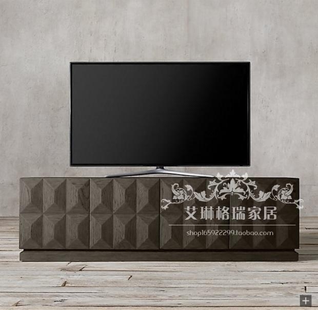 Modern minimal Nordic TV cabinet Tea Several Combined Solid Wooden Living Room Bedroom American Small Household Creative Cabinet