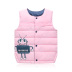 Mới 2018 trẻ em xuống áo vest cotton bé trai và bé gái mùa thu và mùa đông áo vest cotton ấm áp trong bộ vest hoang dã của trẻ em áo gile thu đông cho bé gái Áo ghi lê