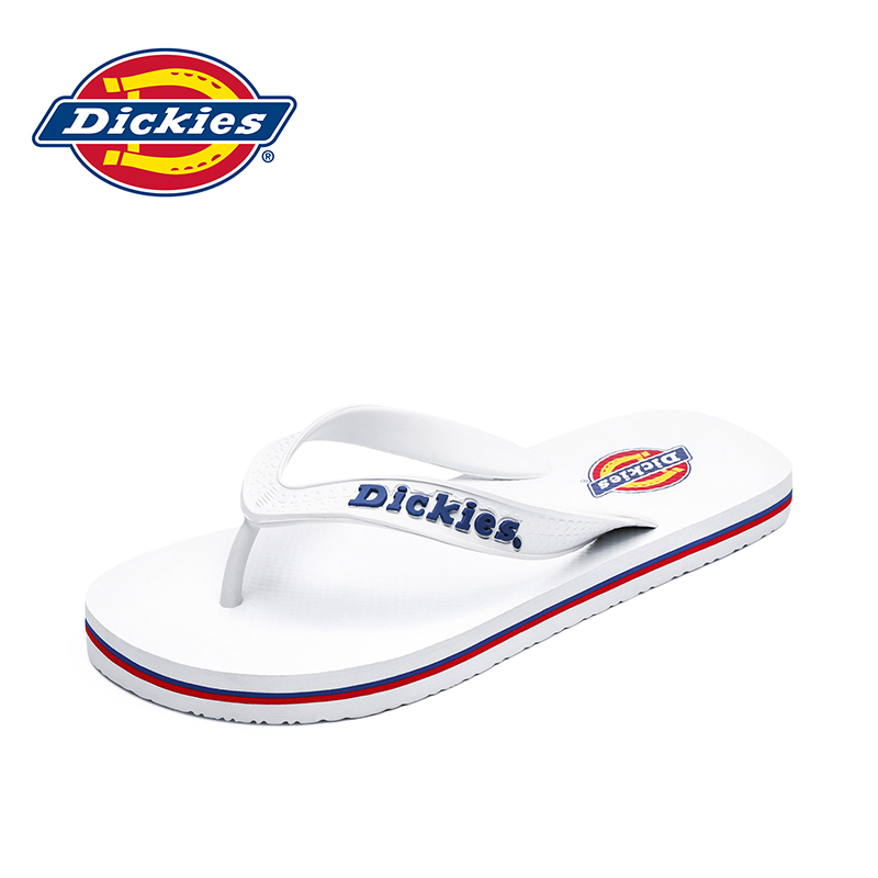 Dickies Flip-Flops for Men 2026 Summer New Style Slippers for Outdoor Wear soft sole Trendy Brand Wear-Resistant Non-Slip Beach Shoes