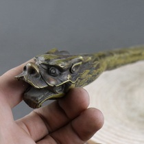 Antique collection antique pure copper ornaments retro bronze handicrafts home decoration faucet shoehorn