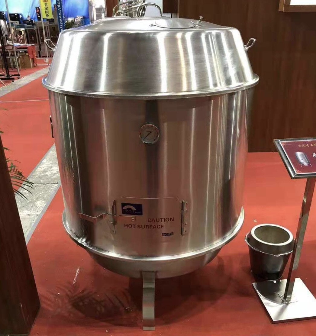 Love thinking kitchen engineering model double-layer heat preservation goose stove extra thick stainless steel large one meter charcoal type roast duck stove