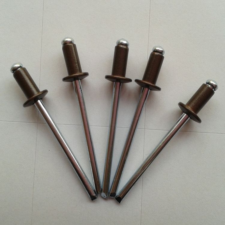 Ancient bronze salad nail ancient bronze color pumping core pull nail ancient bronze color pumping core rivet champagne pull rivet 4 * 8