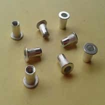 Factory direct high quality flat head vertical grain pull female aluminum pull cap aluminum rivet nut m4 * 5 9*11