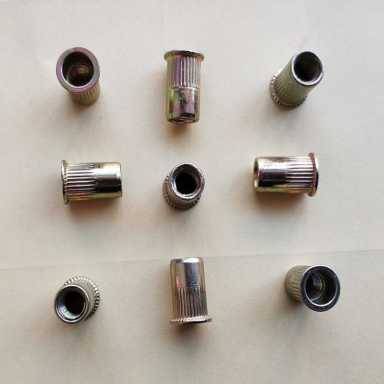 Iron Small Sunk Head Lahat Carbon Steel Countersunk Head Vertical Stripe Pull Riveting Nut Iron Sink laps M5 * 12