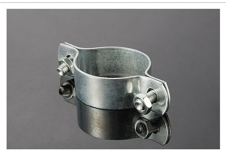 KBG JDG2 inch metal wearing tube hot-dip galvanized grounding wire clamp iron pipe fitting earthed wire clip double ear clip