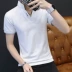 HEILAN FUKM HOME Nam Áo thun ngắn tay cotton Mùa hè Mới đứng Cổ áo Cổ áo Giới trẻ Xu hướng nam áo polo nam hàng hiệu Áo phông ngắn
