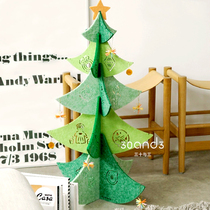 Levaland原创毛毡圣诞树大叠叠树可拆卸装饰摆件圣诞礼物儿童玩具