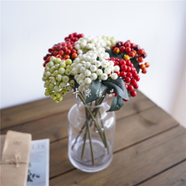 Real Berries Blueberry Green Bean mung bean Short Bean Foam Fruit Home Wedding Arrangement Sample House Flower Arrangement Little Fruit