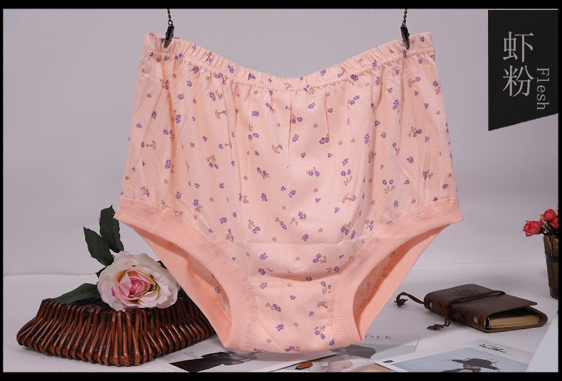 Đồ lót nữ trung niên và cao tuổi, cotton, phân bón, XL, eo cao, quần mẹ, bà già, bà, quần short rộng shop đồ lót
