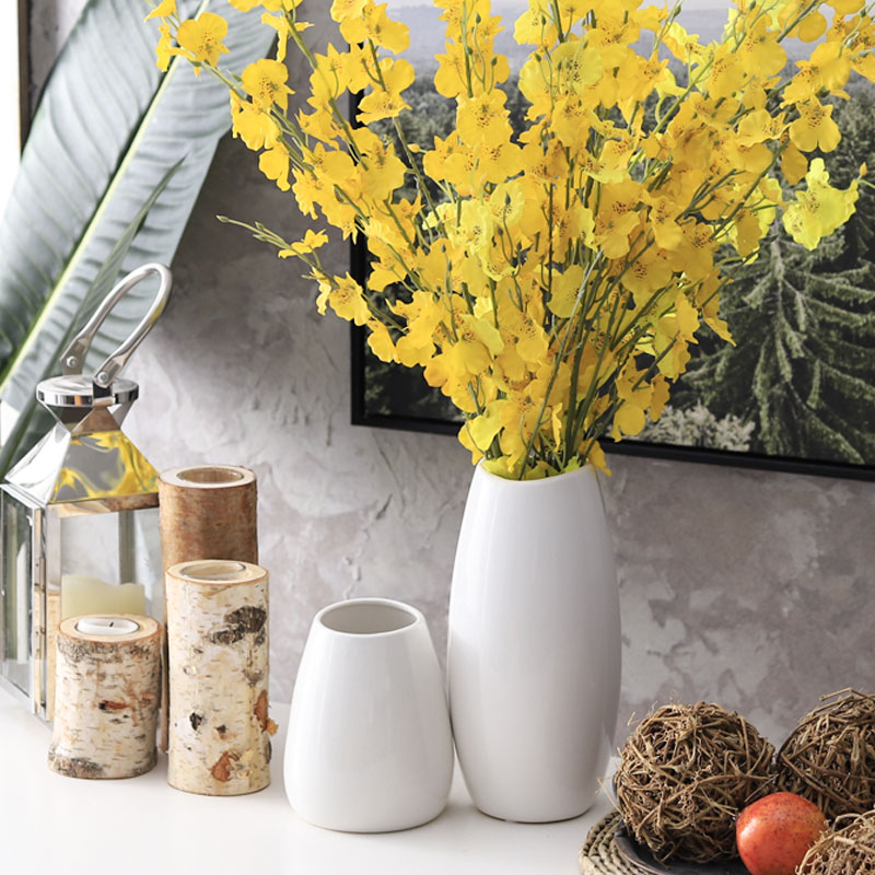 Dried flowers European contracted sitting room flower arranging decorative furnishing articles all over the sky star, Nordic vase the white household ceramics