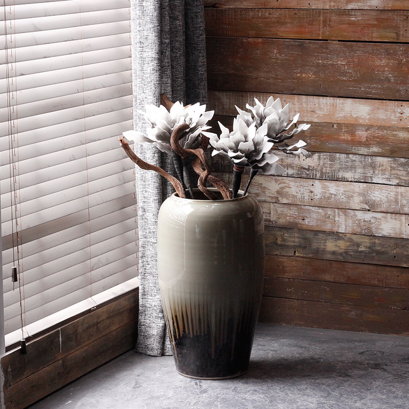 Jingdezhen I and contracted ceramics of large vases, flower implement courtyard villa window flower arranging place large flower pot