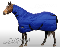 CHONMA indoor 420D even neck winter thickened horse coat 250G filled cotton breathable warm cold not waterproof