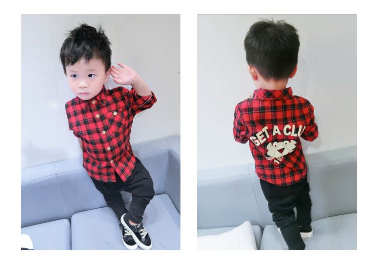 Chemise enfant à manche longue - Ref 2083040 Image 15