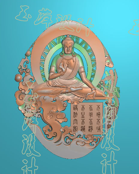 The Buddha Sculpture of the Sculpture Of The Buddha with the Jade Sculpture