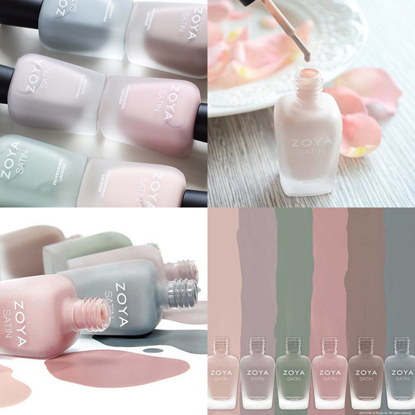 American ZOYA nail polish 2016 nude color series matte frosted series can be divided