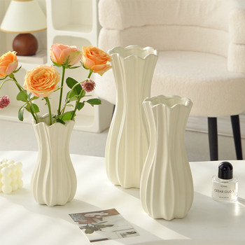 Zhou zhou's high-end simple ceramic vase flower arrangement