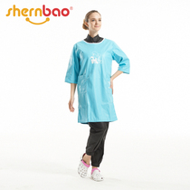 Shenbao Shernbao dog bath shearing trimming grooming robe uniform size fabric waterproof and anti-stick hair grooming clothes