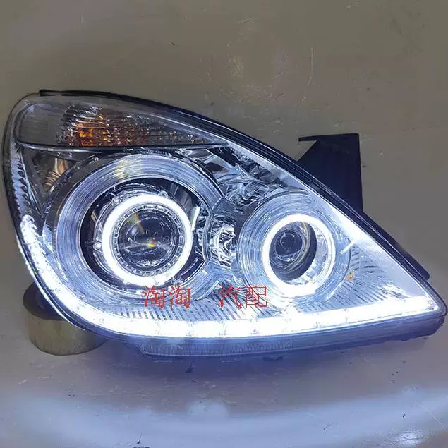 Подходящий световой комплект для головной оптики Buick Luzun GL8 для модификации LED двойного света линзы дальний свет ангельское око аксессуары дневного ходового света
