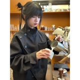 Осенняя дизайнерская куртка, изысканный стиль, тренд сезона