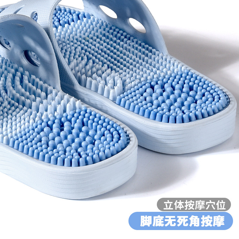 Massage Slippers for Women, Hard Spike Foot Massage Shoes, Summer Acupoint Massage Particles, Household Non-Slip Massage Slippers for Men