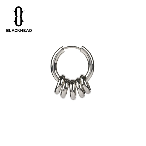 Черноловые/черные дизайнерские приливные набор серьги украшения Тринити мужски для мужчин и женщин