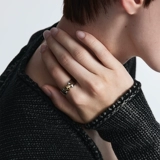 【Вы разбираетесь в том же стиле】 Blackhead/Blackhed Новый нишевый дизайн трехмерного звездного кольца стиль для мужчин и женщин