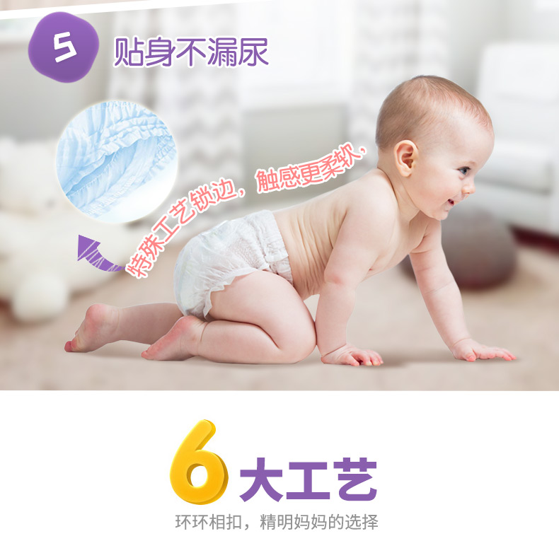 Bảo vệ thực vật bé pull-on quần L mã nam và nữ toddler đào tạo quần trẻ sơ sinh tã tã tã sơ sinh