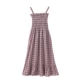 Homemade ~ hè mới mềm mại kiểu váy port với tai gỗ cao eo quai trong váy dài quai váy